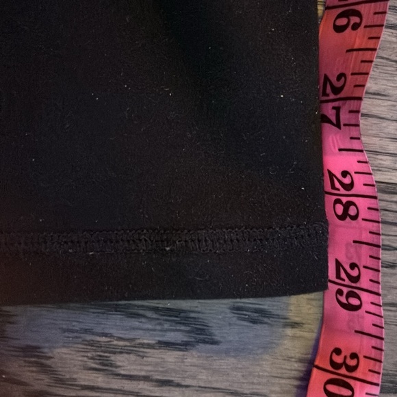 Along fit Classic Black high waisted pocket Women's Leggings Sz L - Picture 11 of 15